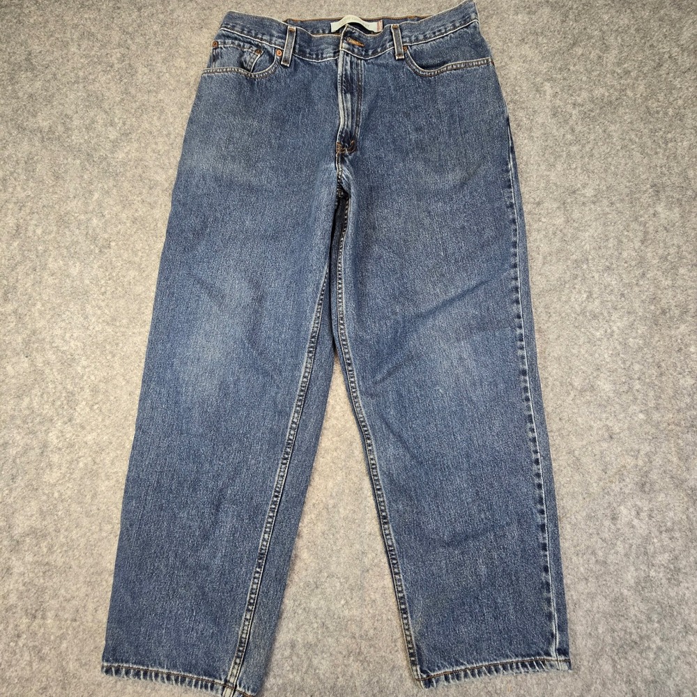 Levis 560 Comfort Fit Jeans Mens 38x32 Medium Wash Blue Denim Relaxed Tapered